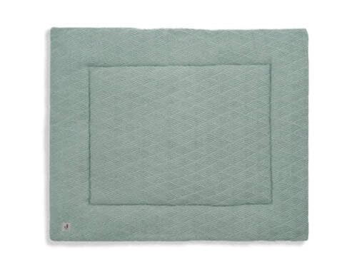 Jollein Krabbeldecke Laufgittereinlage 80x100 cm River knit ash green