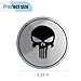 4PCS Skull Car Wheel Hub Center Cap Sticker, 2.2