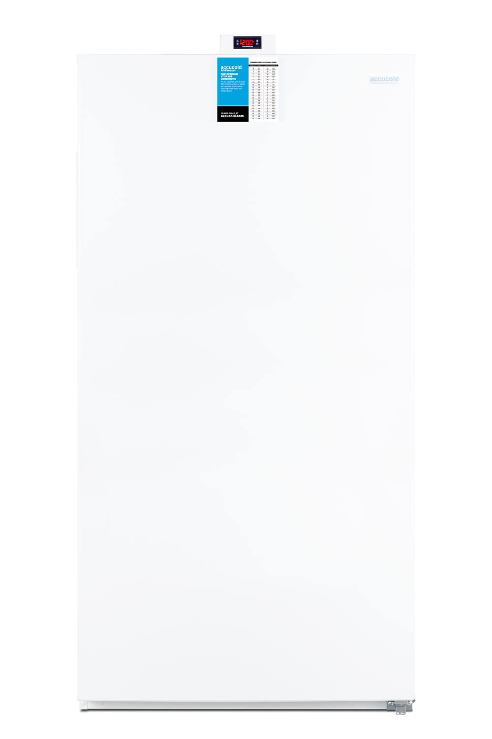 Summit Appliance Ffuf194 33" Wide Upright All-Freezer, Electronic Thermostat, 17 Cu.Ft Capacity, No-Frost Operation, Adjustable Shelves, Interior LED Lighting, Rhd Swing, Sealed Back on Fridge.com - View 1