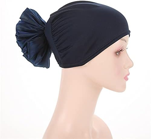 Women Flower Elastic Turban Beanie Head Scarf wrap Chemo Cap hat for Cancer Patient - Image 8