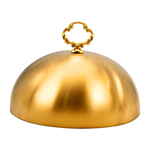 Gold Stainless Steel Food Dome Cover Food Protecting Dome Cover