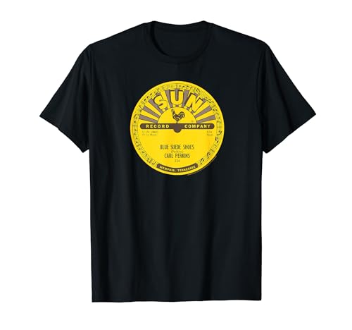 Photo de Sun Records Vinyl Carl Perkins Blue Suede Shoes T-Shirt