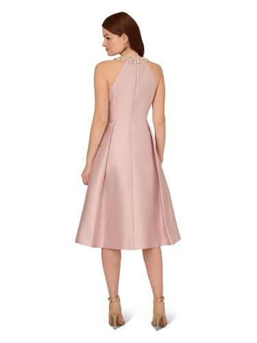 Adrianna Papell Women's Mikado Halter Dress4