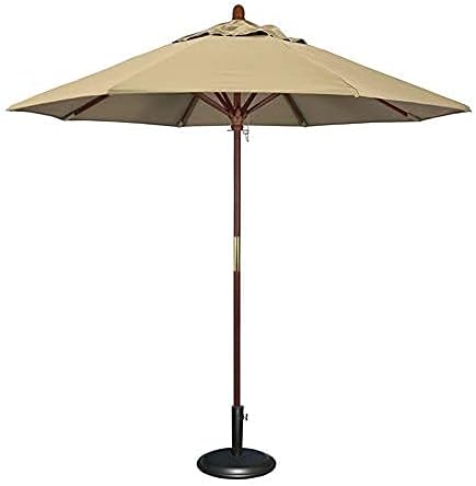 LSLYTQ European-style Outdoor Solid Wood Umbrellas, Household Patio Umbrellas, Central Pillar Umbrellas, Sun Shades,