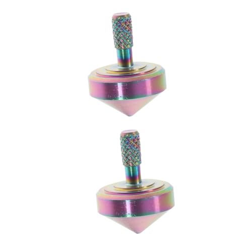 TOYANDONA 5pcs Desktop Alloy Spinning Top Creative Educational for Adults Portable Relief Fidget Gyro for Go Fun Lightweight Design