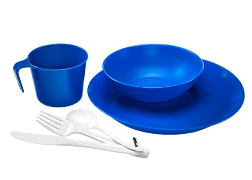 Juego de Vajilla para Camping para 1 Persona, Lavable y Reutilizable de Polipropileno por Alpine Mountain Gear miniatura 6