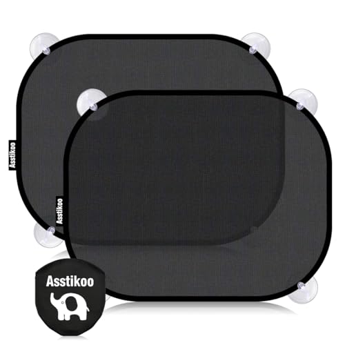 Asstikoo Sonnenschutz Auto Baby UV-Schutz UPF50+, Autofenster Sonnenschutz...
