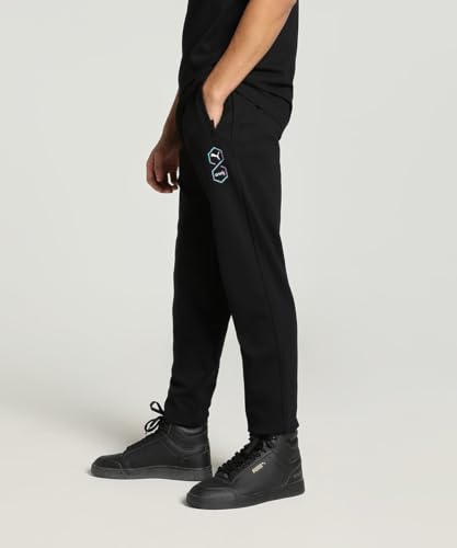 Image of PUMA Men Mid Rise Regular Fit Track Pants