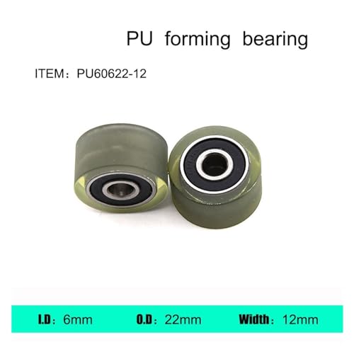 Roulement PU60622-12 avec lien fileté externe en polyuréthane
