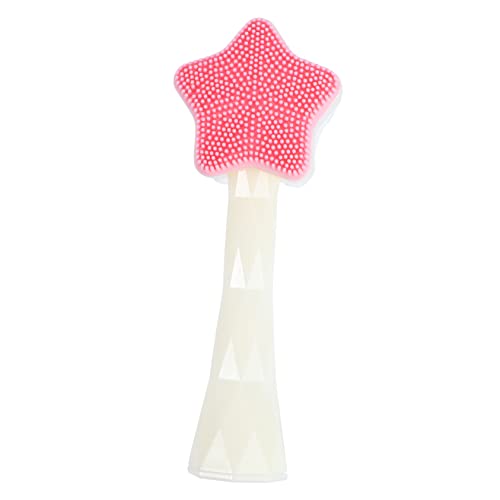 Healeved Manual Facial Brush Portable Face Exfoliator Brush Silicone Face Wash Tool Skin Care Massage Tool Gentle on for Home Travel