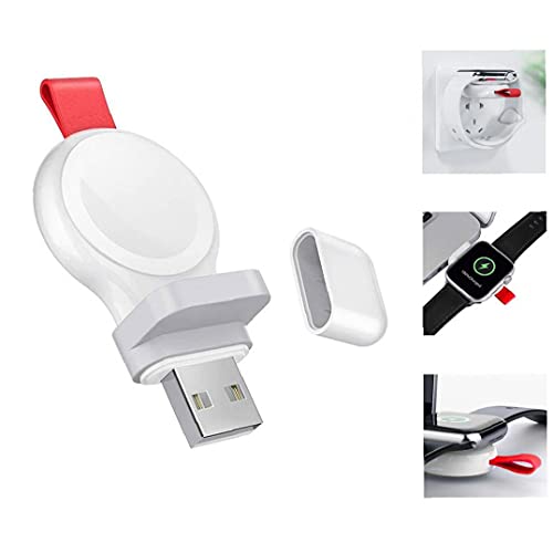 USB horloge Charger iWatch draadloze oplader Draadloze draagbare snel opladen Compatibel met Apple Watch White, Fast… - Afbeelding 6