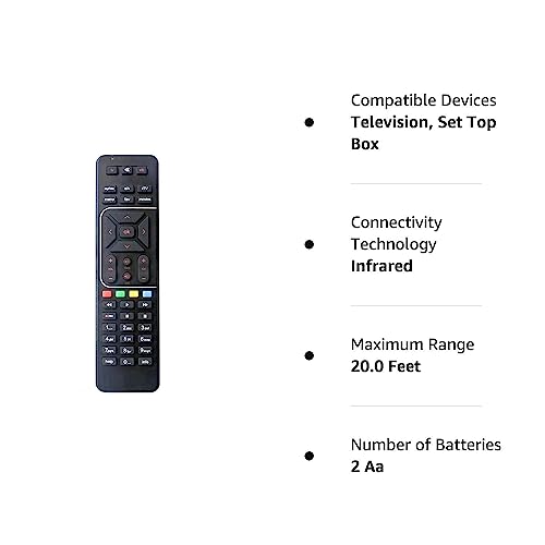 Image of Suitable for Airtel DigitalTV DTH Television, Setup Box Remote Compatible for SD and HD Recording.