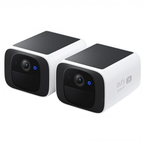 eufy Security Camera Surveillance WiFi S220 SoloCam 2-Pack, résolution 2K, Camera Surveillance...