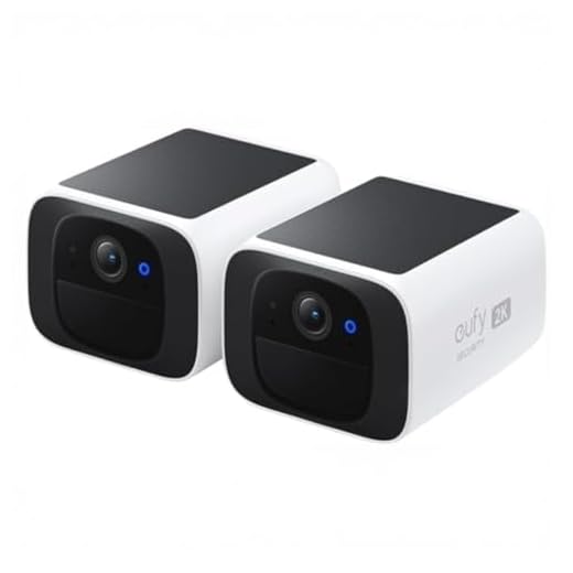 eufy Security SoloCam S220 2 Pack, Camera Surveillance WiFi exterieure sans Fil solaire, résolution 2K, Camera solaire, Compatibile avec Alexa, Wi-FI 2,4 GHz, sans Frais Mensuels