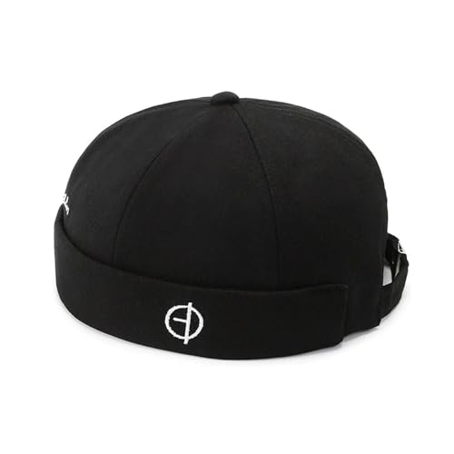 Sombrero sin ala para hombre y mujer gorro hip hop de algodón para primavera 5