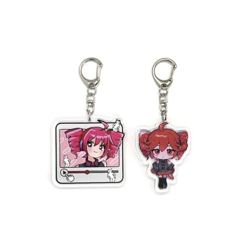 EBTY DREAMS Inc. - Set of 2 Kasane Teto Vocaloid Acrylic Keychain v1