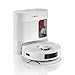 Bosch Spotless + BCRD1W Saugroboter mit Wischfunktion, 11.000 Pa Saugkraft, Wischpad, Trocken-Servicestation, Smart Vision Navigation mit Infrarot-Licht, Steuerung per App, weiß