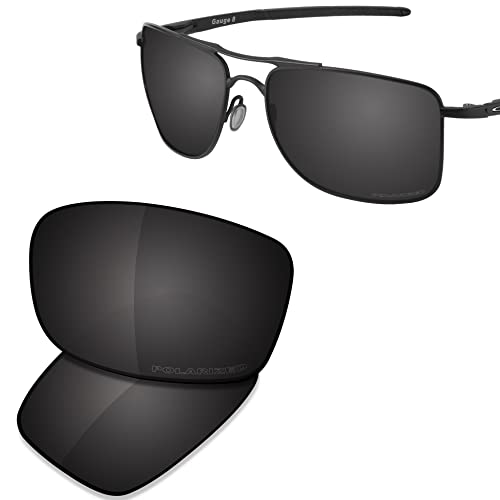 Image of SAUCER Premium Replacement Lenses & Rubber Kits for Oakley Gauge 8 L OO4124 | UV400 Protection, Anti-Scratch, Precise Fit