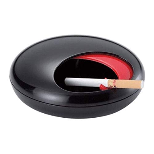 XIXIDIAN Rotating Ashtray, Rotary Portable Ash Tray Cigarette Ashtray for Outdoor Suitable for Tabletop, Patio & Home Decoration