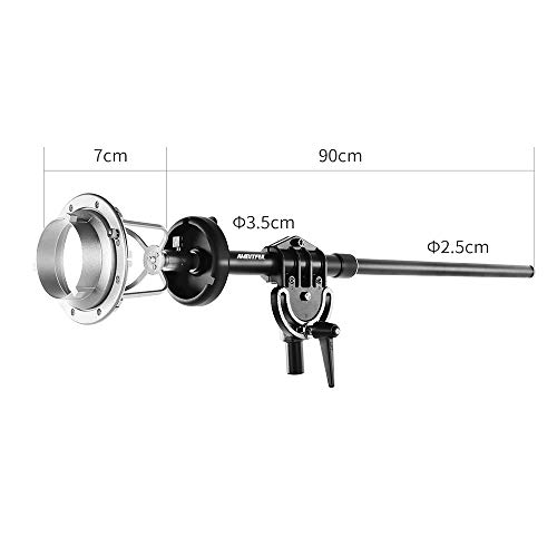 AMBITFUL AL-06 Softbox Reflector Extendable Bracket Adapter Compatible Bowens Mount Speedlite Stduio Flash Parabolic Softbox - Thumbnail 6
