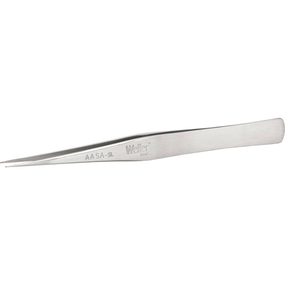 Weller Erem 125Mm Precision Tweezers, Straight Pointed Tips