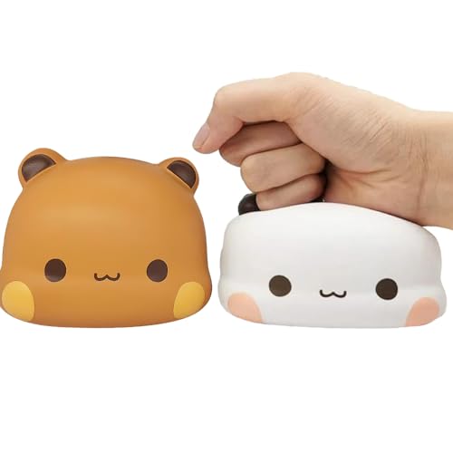Lotvic Juguete antiestrés, 2 piezas Dudu Bubu Squeeze, juguete antiestrés, juguete blandito Bubu Dudu para reducir el estrés, juguete divertido para niños y adultos Lotvic Juguete antiestrés, 2 piezas Dudu Bubu Squeeze, juguete antiestrés, juguete blandito Bubu Dudu para reducir el estrés, juguete divertido para niños y adultos
