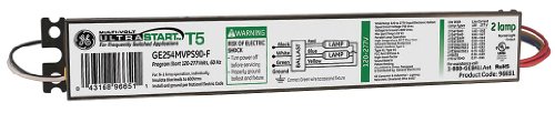 GE LIGHTING 118 Watts, 2 Lamps, Electronic Ballast