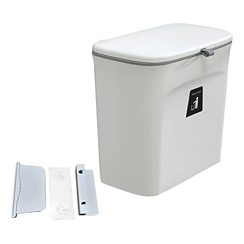 Faderr - Bote de basura colgante con tapa de retorno automático Cover