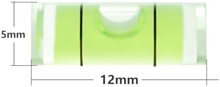 JYK Mini Cylindrical Level 30pcs, 5x12mm Small Horizontal Bubble Levels - Ideal for Measuring, Layout & DIY Projects image 4