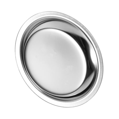 MAGICLULU Decorative Stainless Steel Tea Bag Mat Saucer for Home Restaurant Tearoom Use Protects Furniture from Heat Scratches Lightweight Unique Design