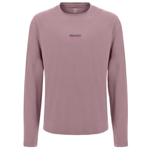 T-shirt Santini long sleeve M noir confortable