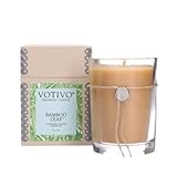 Votivo 6.8oz Aromatic Soy Blend Highly Fragranced Home Decor Jar Candle-Bamboo Leaf