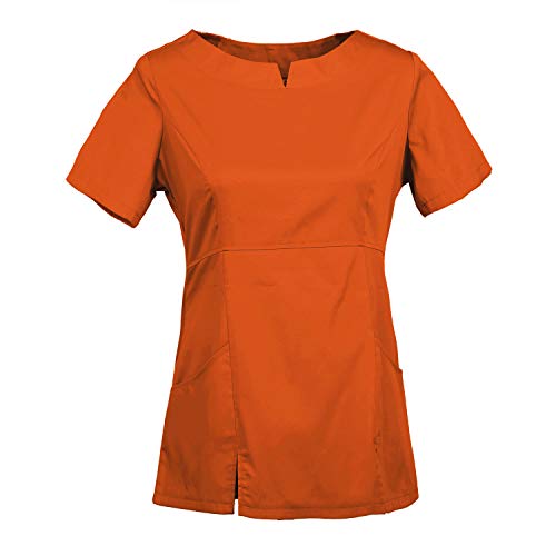 Women's Scrub Top Orange