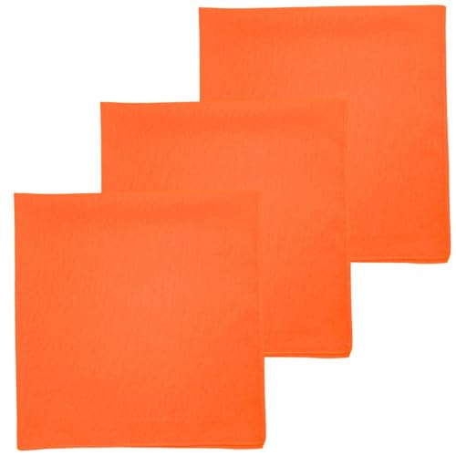 Image of MDSTYLE 100% Cotton Solid Color Bandana for Men & Women 22 inch x 22 inch Handkerchief Headband Scarf