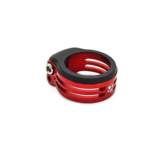 Abrazadera Sillin Abrazaderas for tijas de sillín de bicicleta, aleación de aluminio de 31,8/34,9mm, a prueba de polvo e impermeable, abrazaderas for tijas de sillín de bicicleta de montaña y carreter