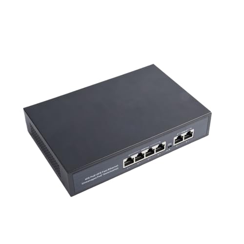 Commutateur POE 50V 4 ports Ethernet standard switch gigabit uplink