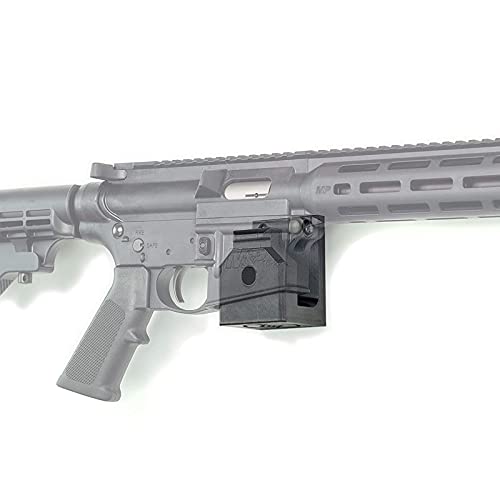 Spartan Mounts Locking Mount Wall Display - Low Profile, Vertical and Horizontal Mounting Solution for M&P 15-22 Rifles, Black, 1 Count