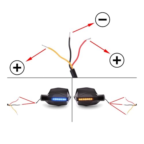 Protège-mains de moto avec feu pour X-MAX 125 300 et N-MAX 125