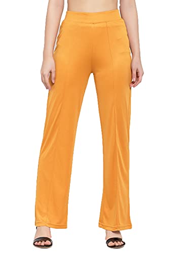 Image of KOTTY Womens High rise Polyester Blend Plazo