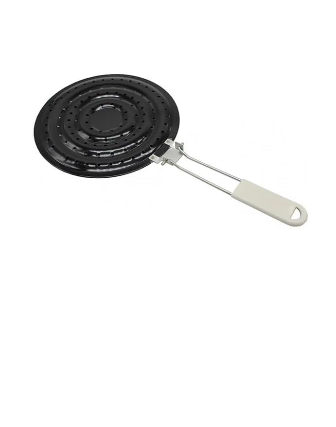Image of Alark Heat Diffuser Plate Cast Iron Heat Diffuser for Gas Stove Simmer Plate, Induction Cooktop Thickening Stainless Steel Round Hot Roster Kitchen for Electric and Gas StoveTop (36x20.5x1.5 CM)