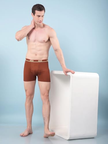 Image of RKG Men's Cotton Trunks Soft & Breathable Innerwear | Comfortable Stretch Fit Everyday Underwear | Durable Elastic Waistband | from Dollar Brand