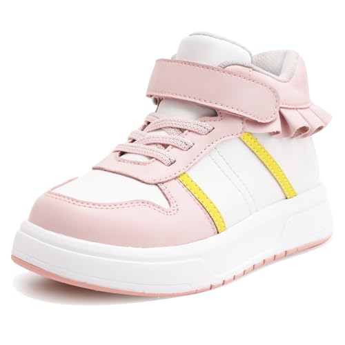 Orthopedic Shoes for Girls with Ankle and Arch Support,Fashion Thick Sole Sneakers with Skirt Decoration