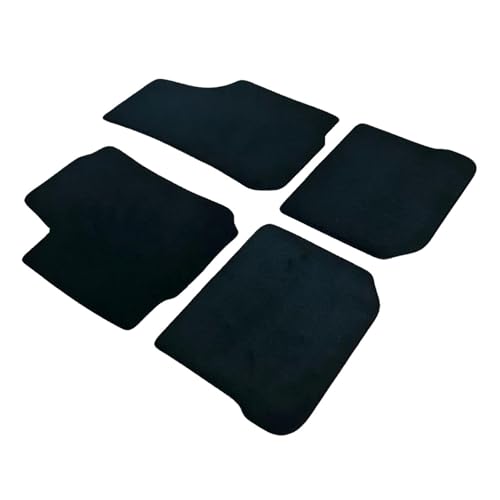 Tapis de sol voiture noir antidérapant pour trajets en famille