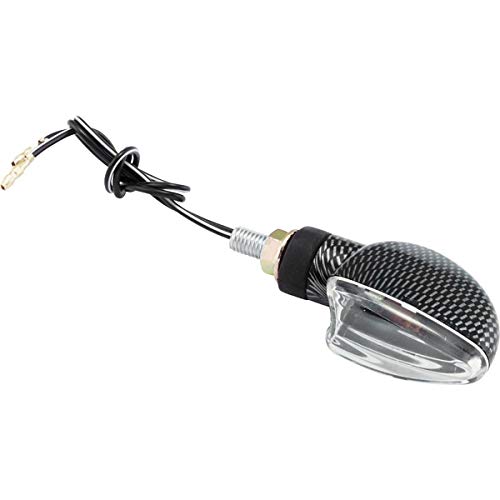 BikeMaster Ultra Small Mini Marker Lights (Carbon/Clear)