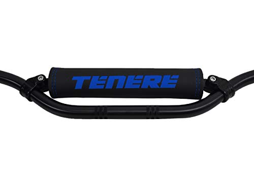 Coussinet de barre transversale Yamaha Tenere avec logo bleu pour moto trail