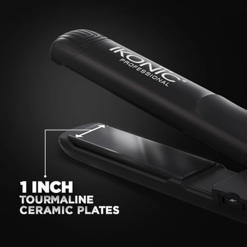 Ikonic Glam Hair Straightener For Women With Professional Cutting-Edge Floating Tourmaline Ceramic Plates Ideal For Straighteneing, Curls, Waves... - Image 3