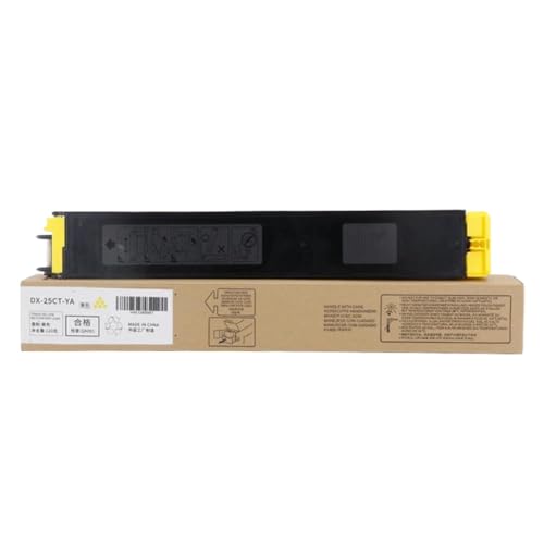 VEBKaktdk DX25 Toner Cartridge Compatible with DX-2008 DX-2508 DX-2000 DX-2500(Y-140g)