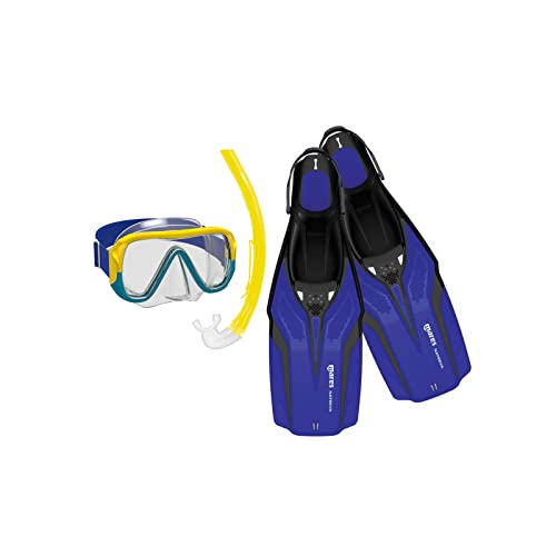 Mares Nateeva Keewee Jr Set Snorkel Azul XS