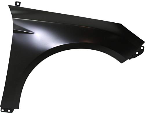 Evan-Fischer Front Fender Compatible with 2012-2018 Ford Focus Passenger Side
