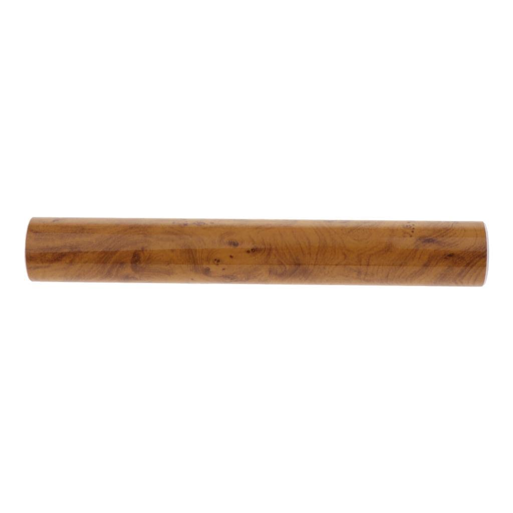 Suammiitstrieadea Gloss Faux Wood Removable Self-Adhesive Car Vinyl Wrap Film Stickers W1302